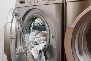 A clean washing machine